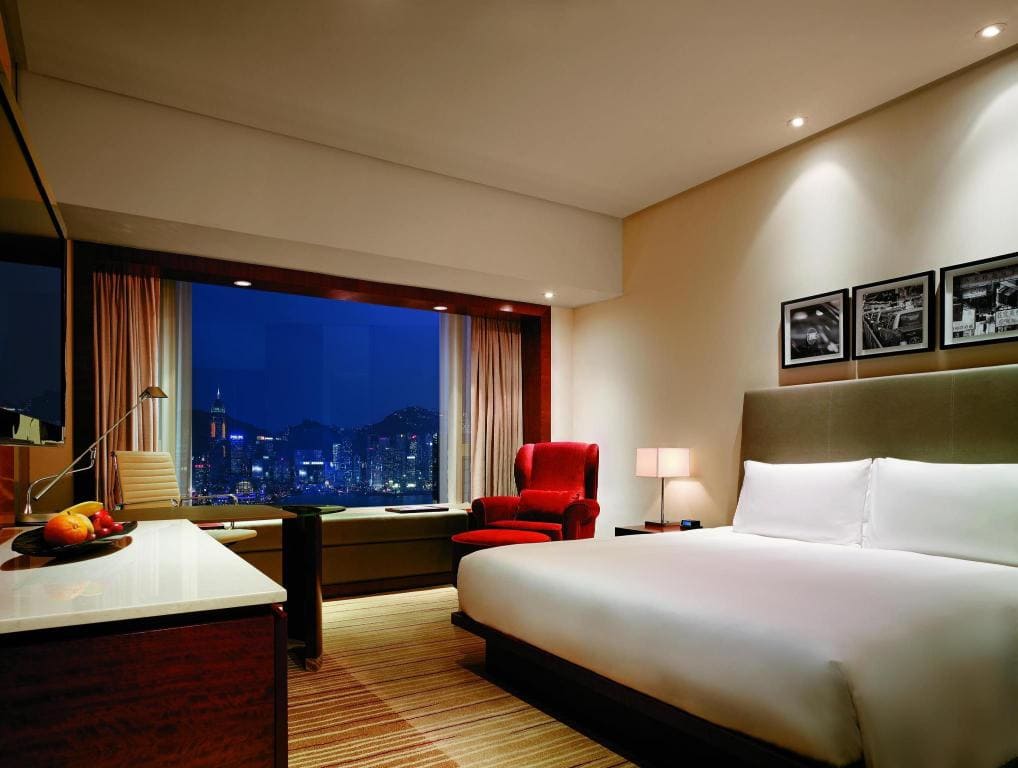 尖沙咀凱悅酒店 Hyatt Regency Hong Kong海景客房 Harbour View Room